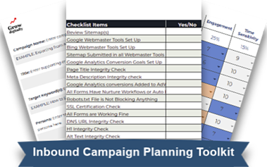 Inbound Campaign Planning Toolkit